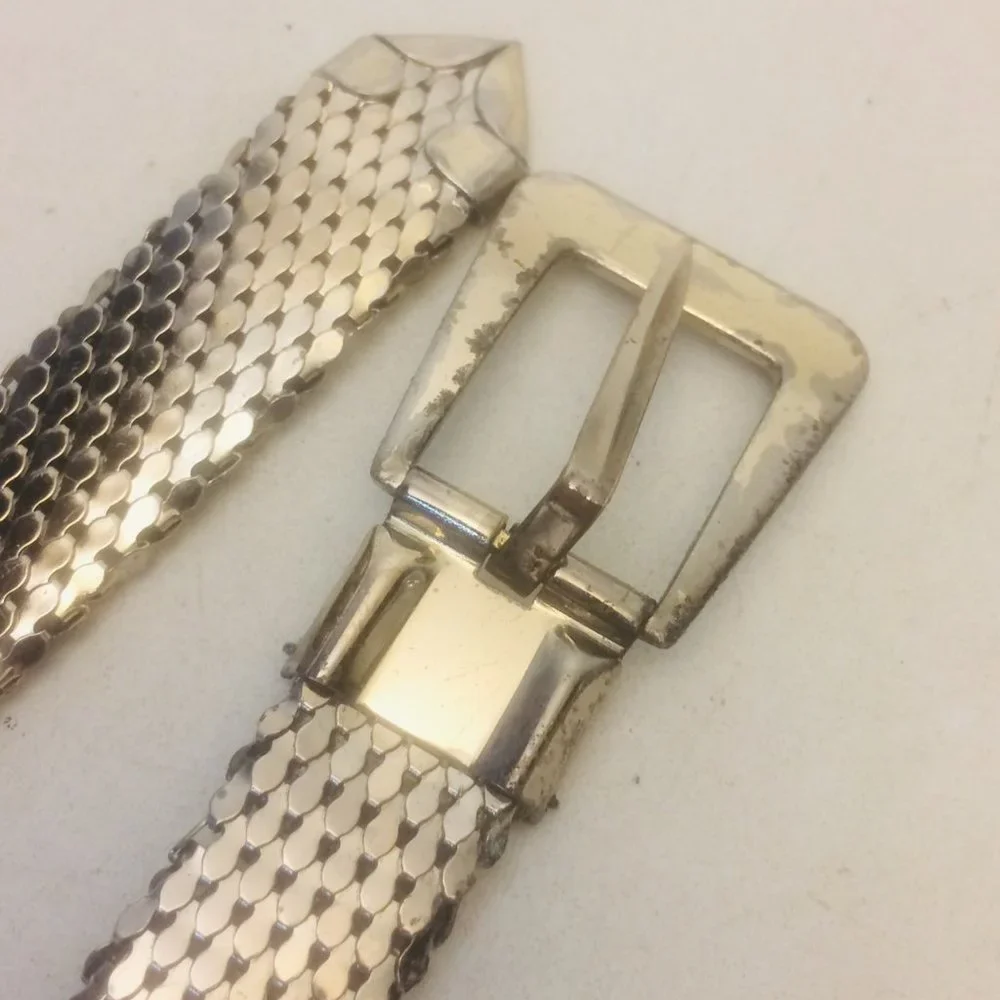 COPY - Vtg Whiting & Davis Metal Scale Belt - Picture 9 of 11